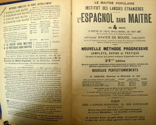 Le Maître Populaire Ou L'espagnol Sans Maître En 4 Mois Le Maître Populaire Ou L'espagnol Sans Maître En 4 Mois