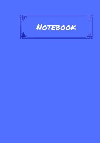 Unlined Blank Medium Size Notebook | Plain Unlined Notebook | Light Blue: Blank, Plain And Unlined Notebook With Numbered Pages | Medium Size (7 X 10 Inches)