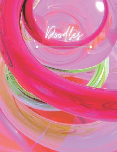 My Doodles Sketchbook: 60 Page Notebook For Drawing, Writing, Sketching Or Doodling Your Masterpieces | Pink Abstract: Drawing Sketchbook | Doodle Designs | Sketchbook For Adult Kids Teens