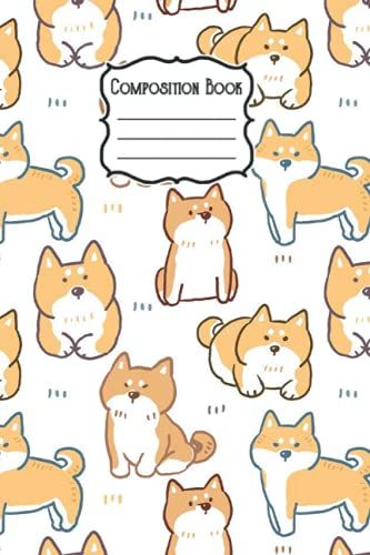 Composition Notebook: Shiba Lovers Composition Notebook - College Ruled 120 Pages - 6 X 9