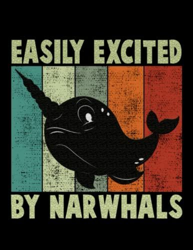 Easily Excited By Narwhals: Narwhal School Supplies Notepad Whale Big The Notebook Books Interesting Office Supplies Narwal Stuff Journal For Her Large
