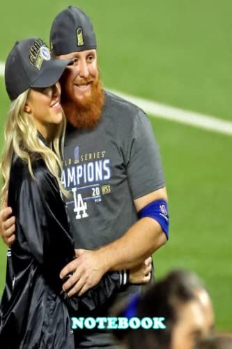 Notebook : Justin Turner Lined College Ruled Paper,6x9 100 Pages, Thankgiving Notebook Journal, Matte Finish Cover #254
