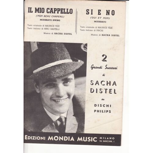 Partition Italienne Sacha Distel "Il Mio Capello"