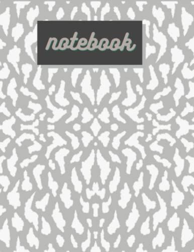 Notebook: Cute Print Composition Notebook - Notebook For Girls- College Ruled 120 Pages - Large 8.5 X 11