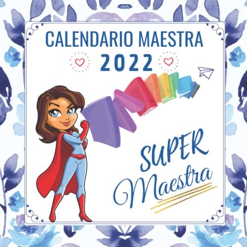 Calendario Maestra: 12 Mesi | Regalo Originale Personalizzato Per Insegnanti | 12 Migliori Frasi Di Congratulazioni E Ringraziamenti | Regalo Maestra