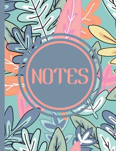 Jungle Pattern - Colourful Pattern - Funky Lined Notebook: 120 Page - 8.5 X 11 - A4 Lined Notebook