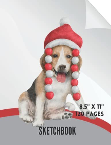 Beagle Dog Sketchbook: Paperback Blank Paper For Drawing, Doodling Or Sketching (Sketchbooks) Anime Style Cover, Comic Manga Anime Sketch Book, Anime Art