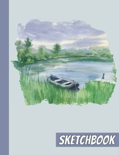 Landscape Sketchbook: Sketchbook 8.5x11 Drawing Notebook For Drawing Doodling Or Sketching With Pencils, Pens Or Markers 100 Sheets