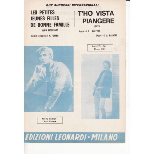 Partition Italienne Nino Ferrer " Les Petites Filles..."