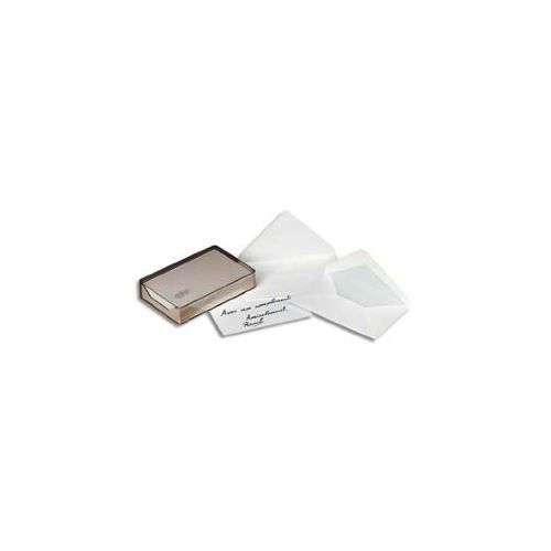 100 Cartes De Visite Blanches 82 X 128 Mm Boite¿