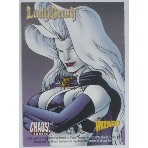 Wizard - Promo Card Lady Death 1996