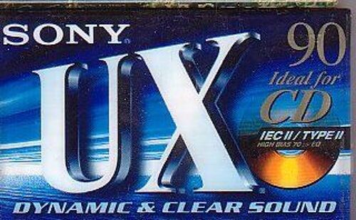 Sony UX chrome class  IEC II/TYPE II 90 - Cassette audio