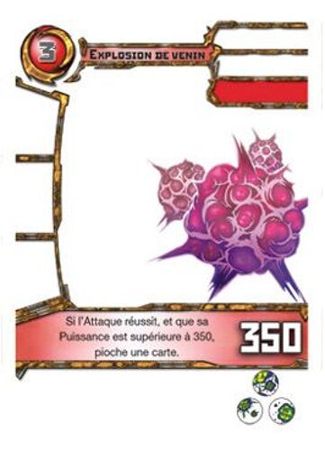 Redakai - Explosion De Venin - Attaques - Commune - Vf - Base