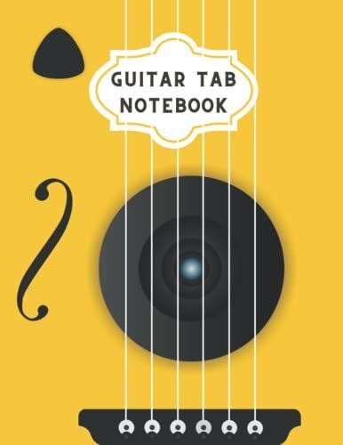 Guitar Tab Notebook: 120 Pages 8.5 X 11 Acoustic Vibe Notebook For Music Composition