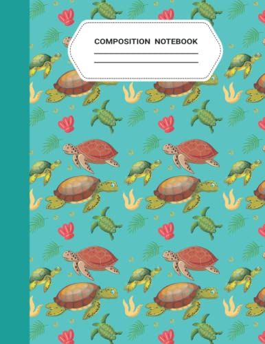 Turtle Journal: Lovely And Cute Turtle Notebook For Kids And Adults, Perfect Gift Idea For Boys Girl Teens Men Women Christmas And Birthday