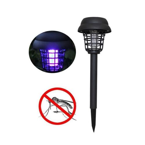 Avanc Lampe Borne Solaire Led Sol Pelouse Ip65 Étanche Anti Moustique