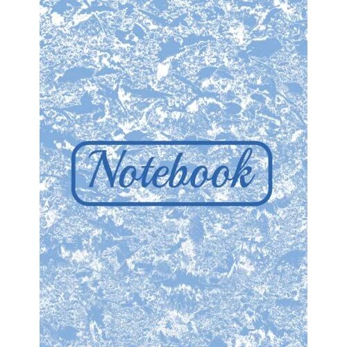 Notebook: Annotating Journal For Study, Work, And Business With The Light Blue Abstract Pattern