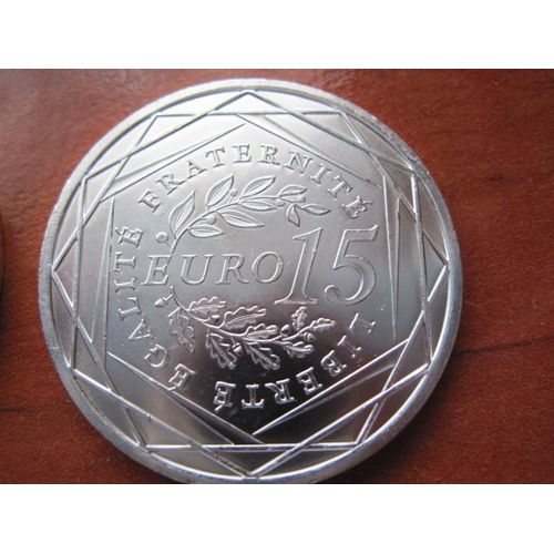 Piece De 15 Euros 2008 En Argent