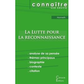 Fiche De Lecture La Lutte Pour La Reconnaissance De Honneth (Analyse Philosophique De Référence Et Résumé Complet)