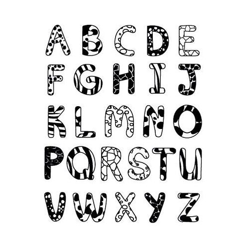 Tampons - Stampo Minos : Alphabet