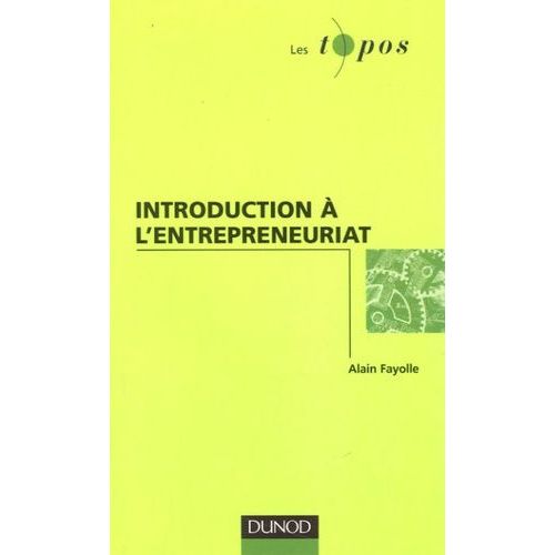 Introduction À L'entreprenariat