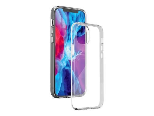 Coque iPhone 12 / 12 Pro Silisoft souple Transparente Bigben