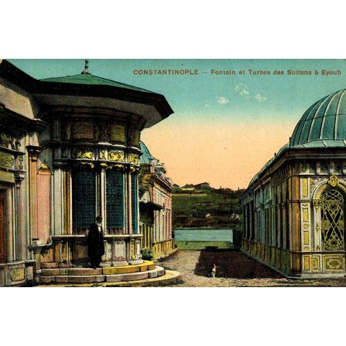 Carte Postale Ancienne, Turquie, Constantinople ( Istamboul ), Fontaine Des Sultans À Eyoub
