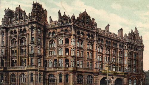 Cpa 1909 Écrite Et Timbréee, De Manchester - Royaume Uni - Midland Hotel - Beau Timbre Et Cachet D'obliteration