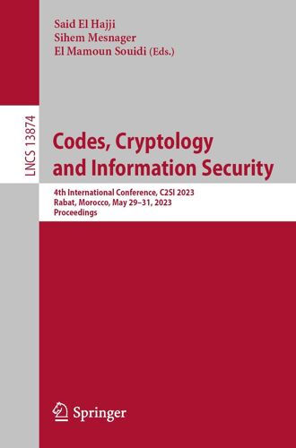 Codes, Cryptology And Information Security