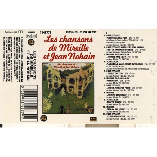 Les Chansons De Mireille Et Jean Nohain - Emi 14877