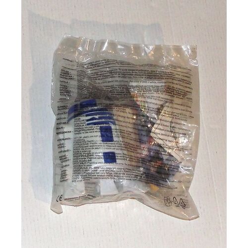 r2 d2 star wars clone wars figurine contenant roulant stickers 2008 happy meal mcdonald's