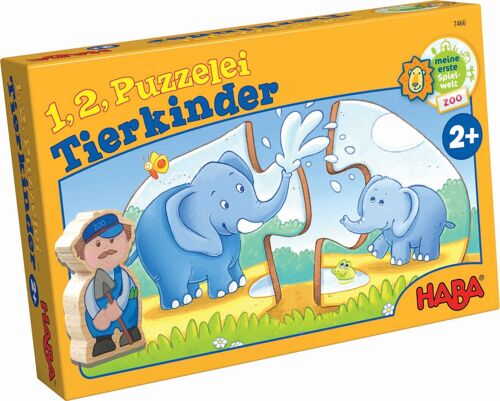 Haba 1, 2, Puzzle-Moi  Les Bébés Animaux