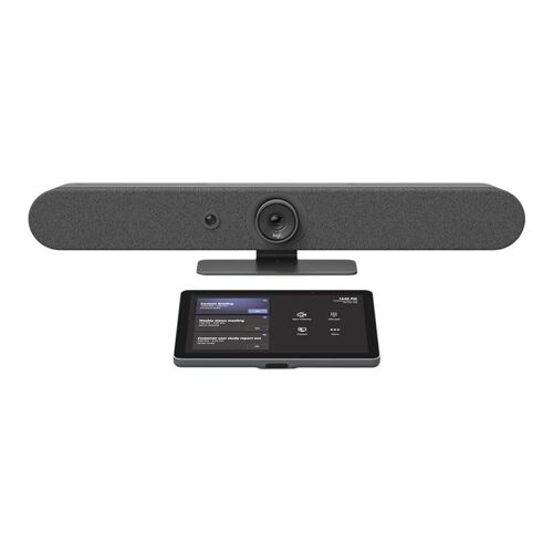 Logitech - Kit de vidéo-conférence (Logitech Tap IP, Logitech Rally Bar Mini) - certifié Zoom, RingCentral Certified - power adapter included