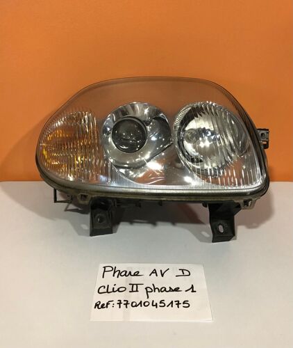 Phare Renault Clio Ii Phase 1 Avant Droit 7701045175