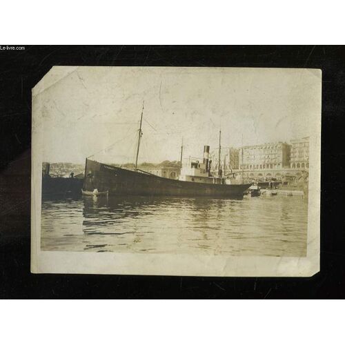 1 Photographie Ancienne Originale Albuminée, En Noir Et Blanc, Du Navire Theodoros, À Quai ( Provenant Des Archives D Un Armateur De Pêche À La Morue De Bègles (Gironde - 33)).