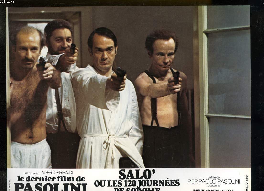 Italian poster SALO OR THE 120 DAYS OF SODOM Pier Paolo Pasolini 140x2 –  CINEAD, image size:1106x801