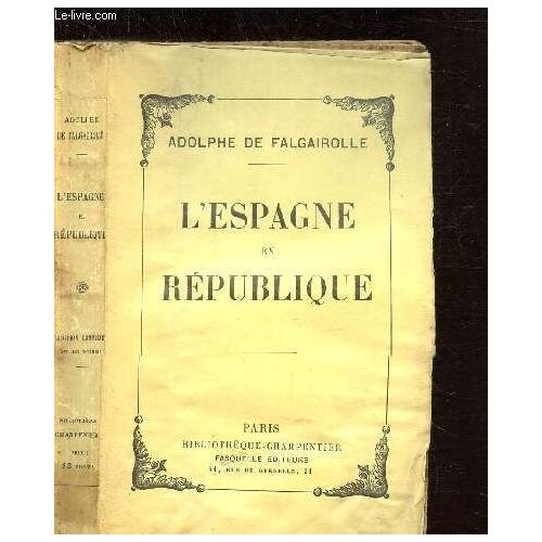L Espagne En Republique