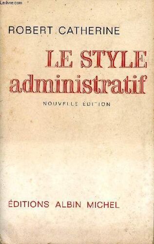 Le Style Administratif