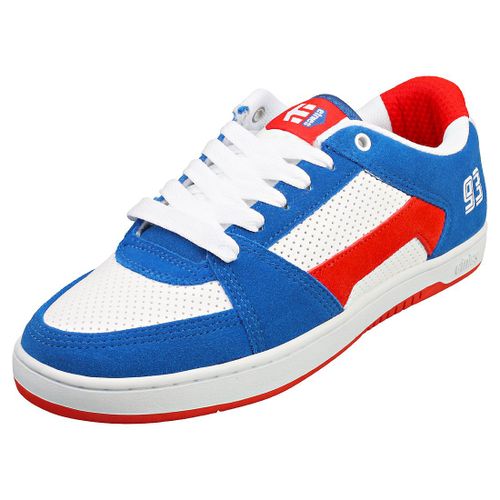 Etnies Mc Rap Lo Baskets Patin Blanc Bleu Rouge