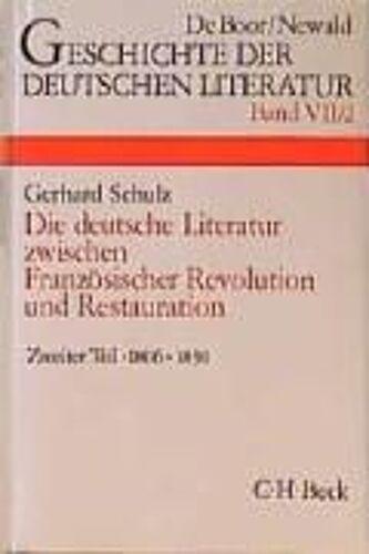 Die Deutsche Literatur Zwischen Französischer Revolution Und Restauration 2