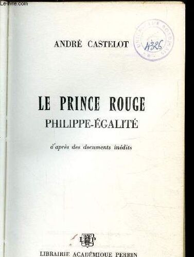 Le Prince Rouge Philippe-Egalite