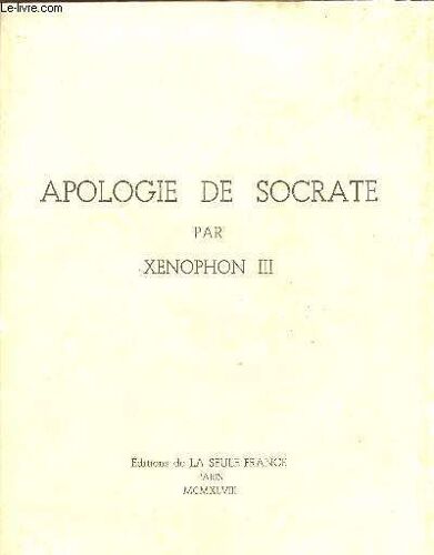 Apologie De Socrate