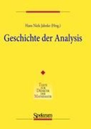 Geschichte Der Analysis