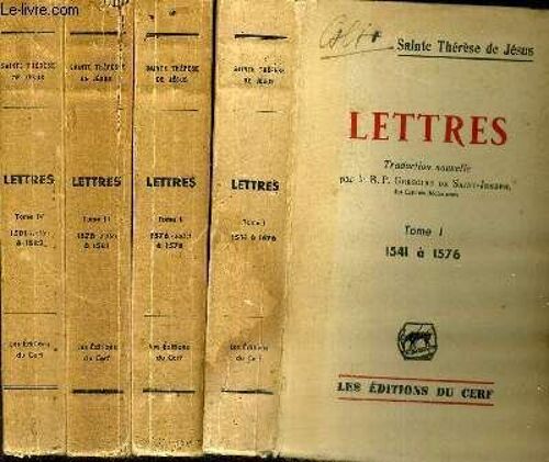 Lettres - 4 Volumes - Tomes 1 A 4