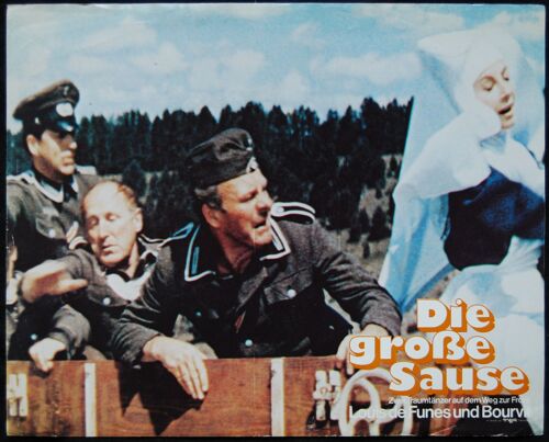 La Grande Vadrouille - Don't Look Now¿We're Being Shot At! * Gerard Oury - 1966 - 1 Photo D'exploitation De Cinéma Allemande * Petite Affiche De 30*24 Cm - Lobby Card Set * Bourvil ; Louis De Funes ;