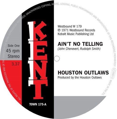 Houston Outlaws - Ain't No Telling / It's No Fun Being Alone [7-Inch Single] Uk - Import