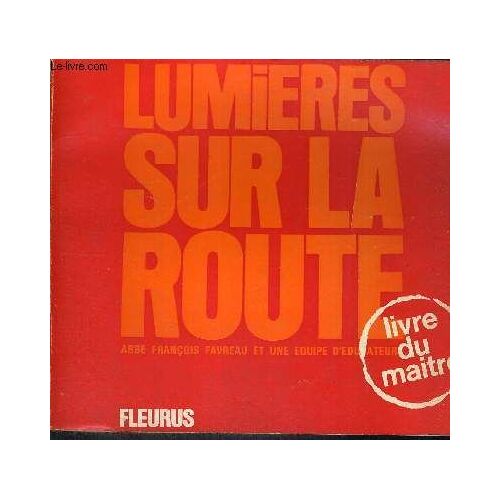 Lumieres Sur La Route - Livre Du Maitre