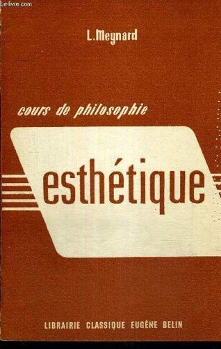 Esthetique - Cours De Philosophie