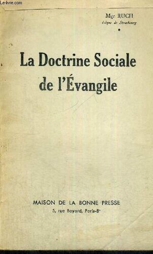 La Doctrine Sociale De L Evangile
