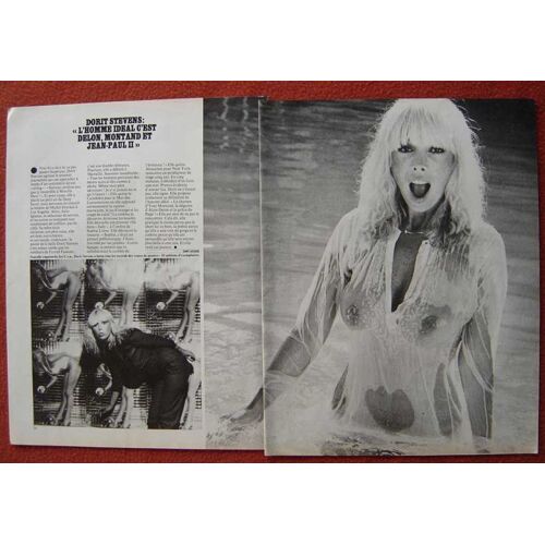 Paris Match N°1677, Coupure De Presse: Dorit Stevens, Playboy Model